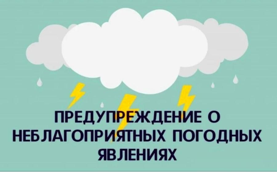 ЭКСТРЕННОЕ ПРЕДУПРЕЖДЕНИЕ О НЕБЛАГОПРИЯТНЫХ ЯВЛЕНИЯХ ПОГОДЫ.